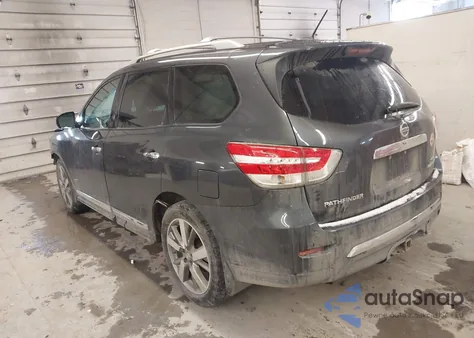 2014 Nissan Pathfinder Hybrid Platinum from USA, damaged, VIN 5N1CR2MM0EC644465